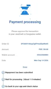 PakSuper Game Payment Processing Time
